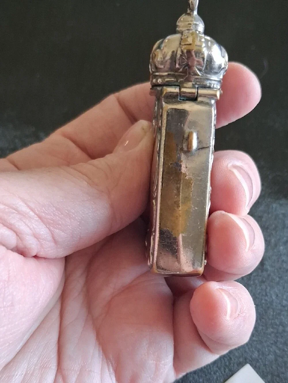 Ornate Victorian Edwardian Silverplate Corination Vesta Case
